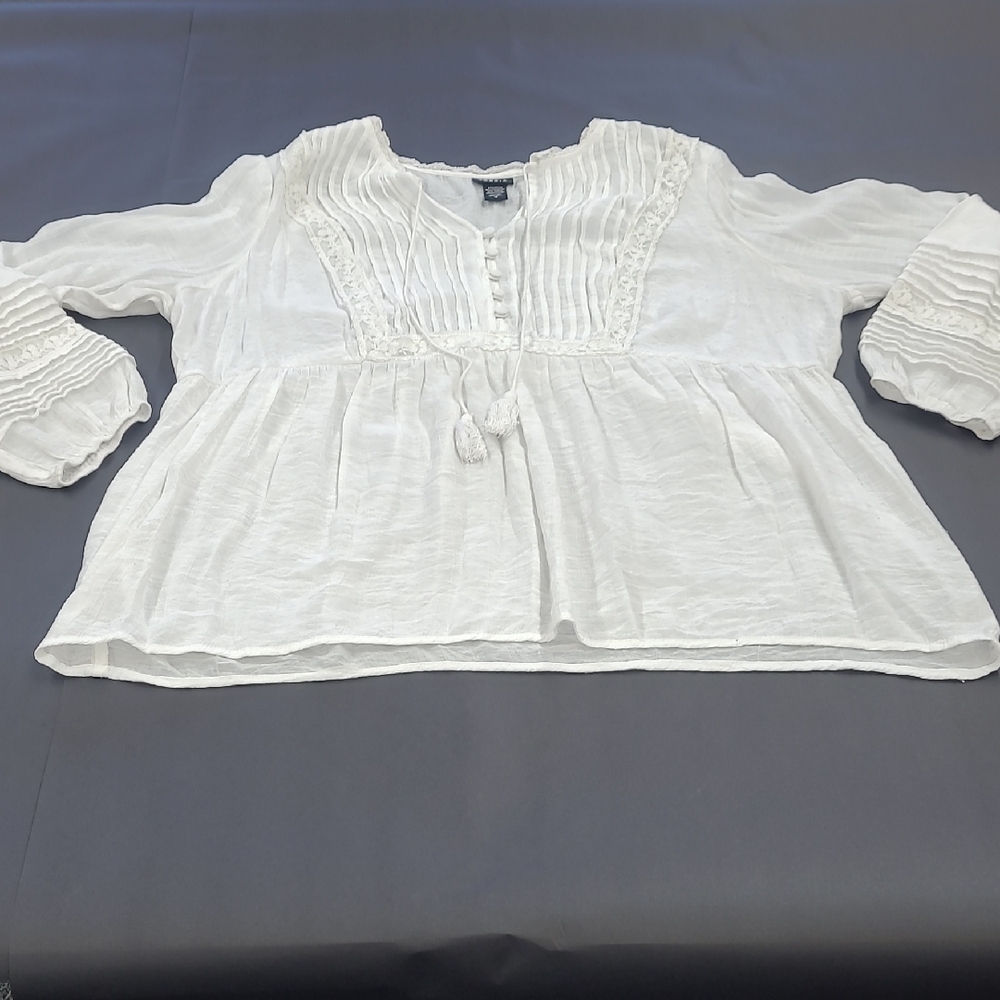Torrid White Blouse